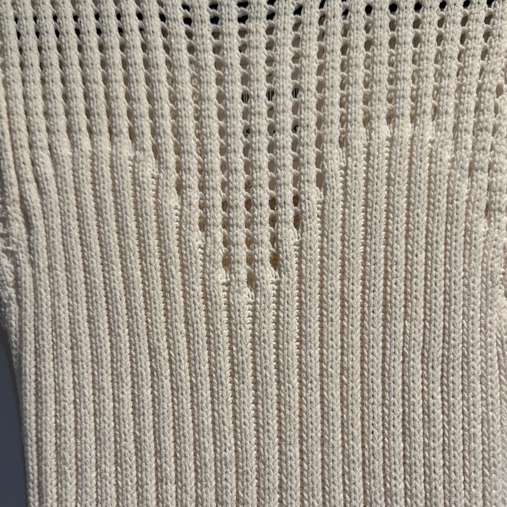 Zara Cream Knit Maxi Dress - Picture 9 of 9
